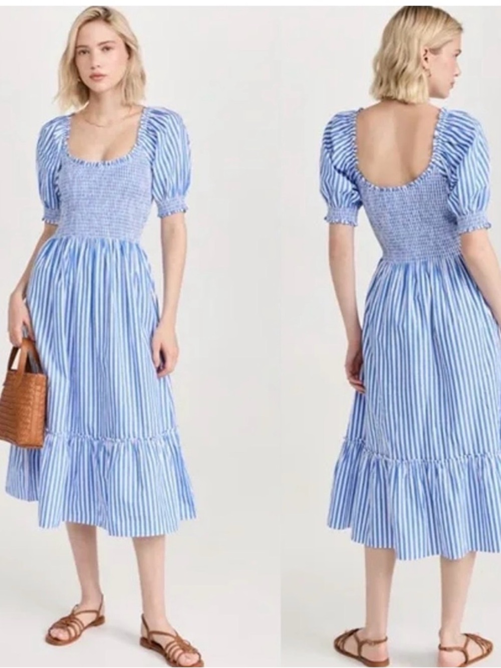 Hill House Louisa Nap Dress in Blueberry Stripe